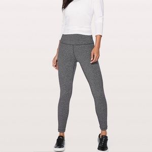 ATHLETA Womens Dark Gray Herringbone Leggings XS